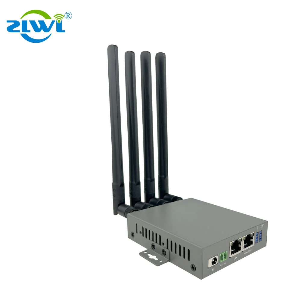 ZLWL IR2730 Durable Fast speed 5G Industrial Router with Dual Sim Card and RS232/RS485 Serial Port No Wifi