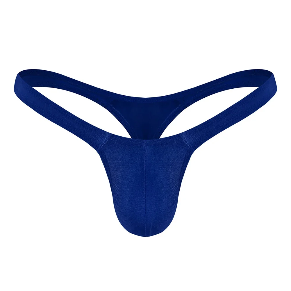 

New Mens Low Rise T-Back Underpants Crotch Bulge Pouch Thongs Bikini Briefs Breathable Open Buttocks Sexy G String Panties