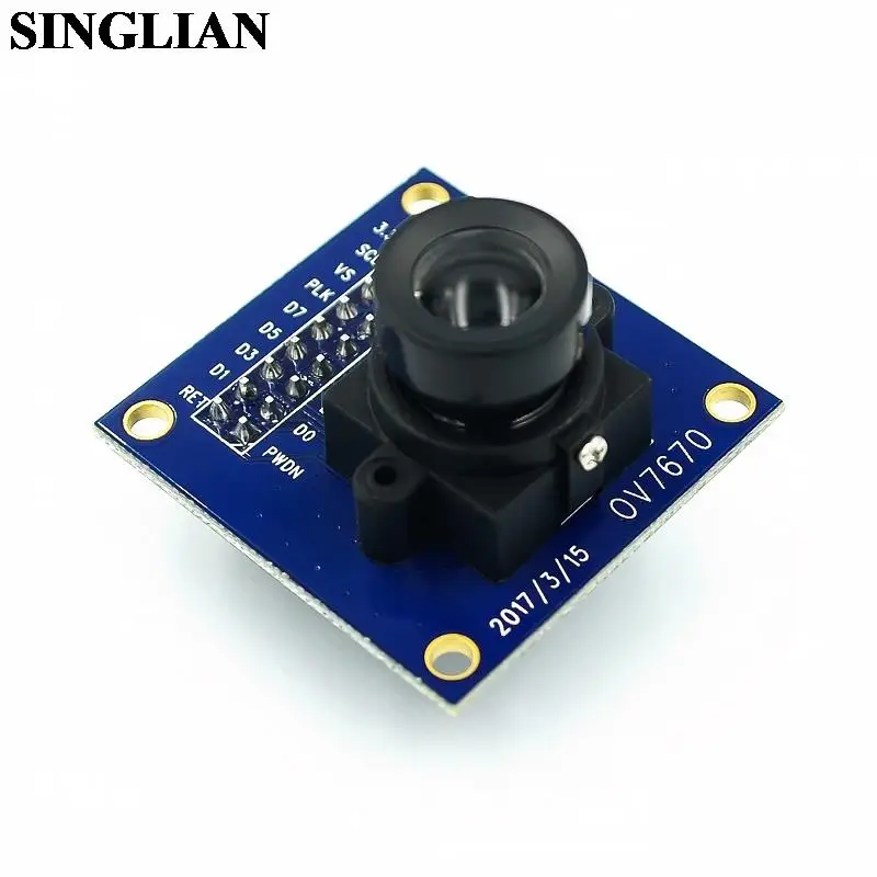 1set OV7670 Camera Module +7670 Camera Acrylic Bracket With Screws For Single Chip Microcomputer Acquisition Module Takes Photos