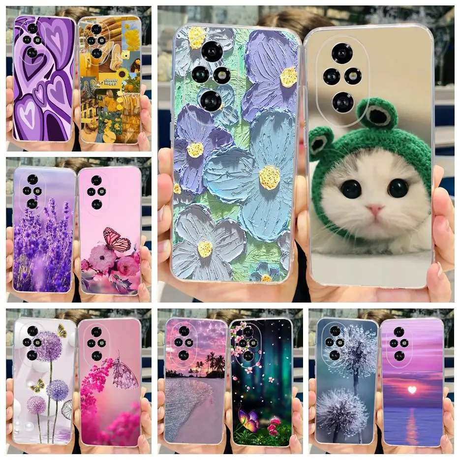 For Honor 200 Pro Case ELP-AN00 New Fashion Painted Cover Clear Silicone Phone Cases For Honor 200 Lite Honor200 Pro Soft Fundas