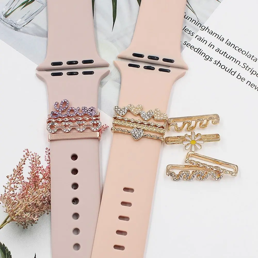 Fashion Bracelet Brooch Decorative Ring Wristbelt Charms Strap Accessories Watch Band Ornament