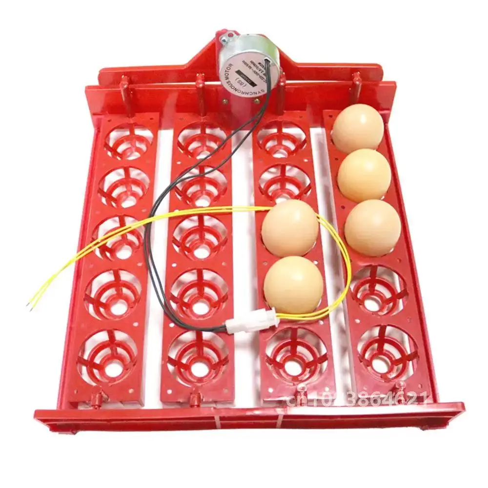 20 Egg Incubator Turn Eggs Tray Chicken Bird Duck Goose Pigeon Quail Automatic Incubator Farm Animal Poultry Incubator Equipment