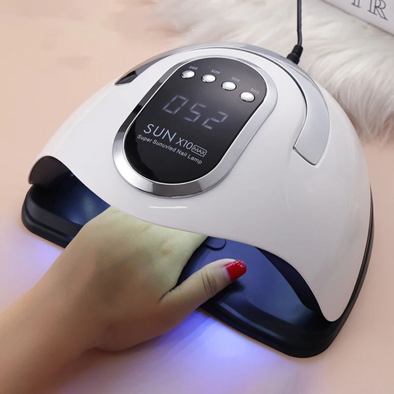 HALAIMAN High-Power Nail Lamp Cabin Uv Led Nail Gel Drying Lamp Smart Timing Fast Drying Nail Dryer Phototherapy Machine Tools