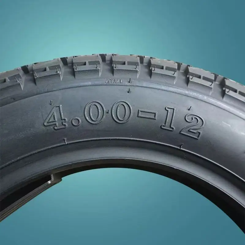 Load-resistant puncture-resistant 8-layer 4.00-12 steel wire tire 400-12 tricycle tire electric tricycle inner and outer tire