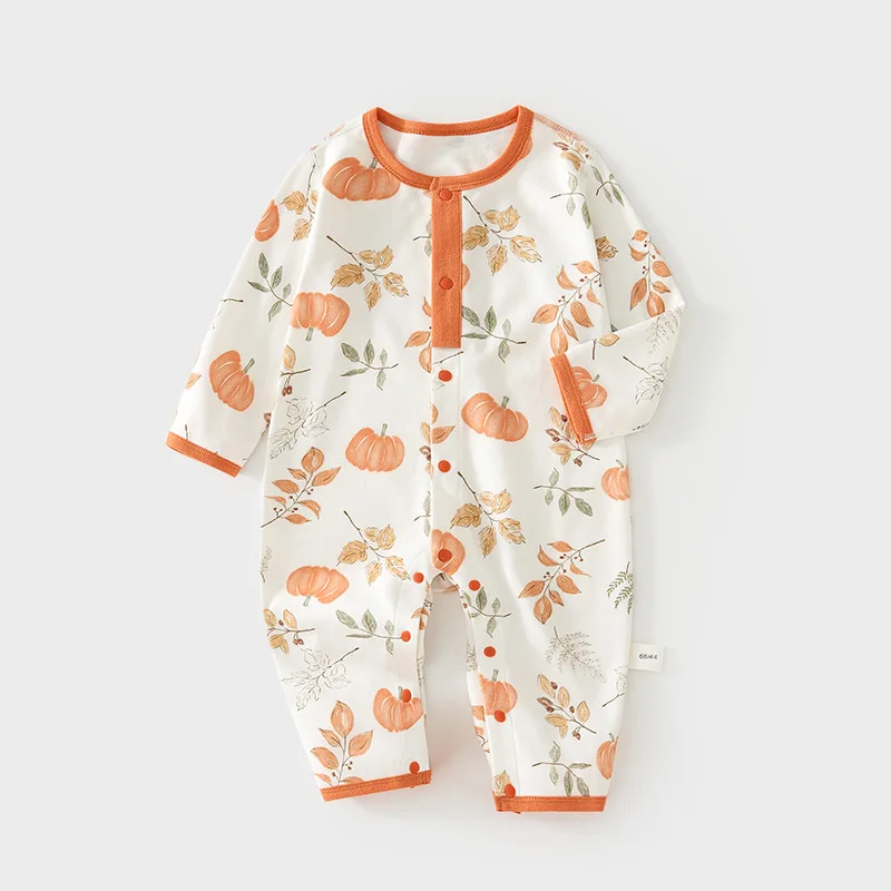 Baby-Strampler für Neugeborene, Nahtlos, Herbst und Winter, Modal-Babyromper, Säuglings- und Kinderbekleidung, Einteiler