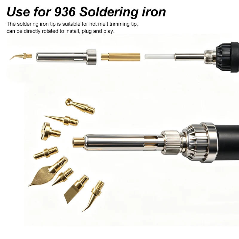 3D Printed Hot Melt Nut Embedded Insertion Tips for Quicko T12 Soldering Iron Heat Set M2 M3 M4 M5 M6 M8 Durable 3D Printed Part view 5
