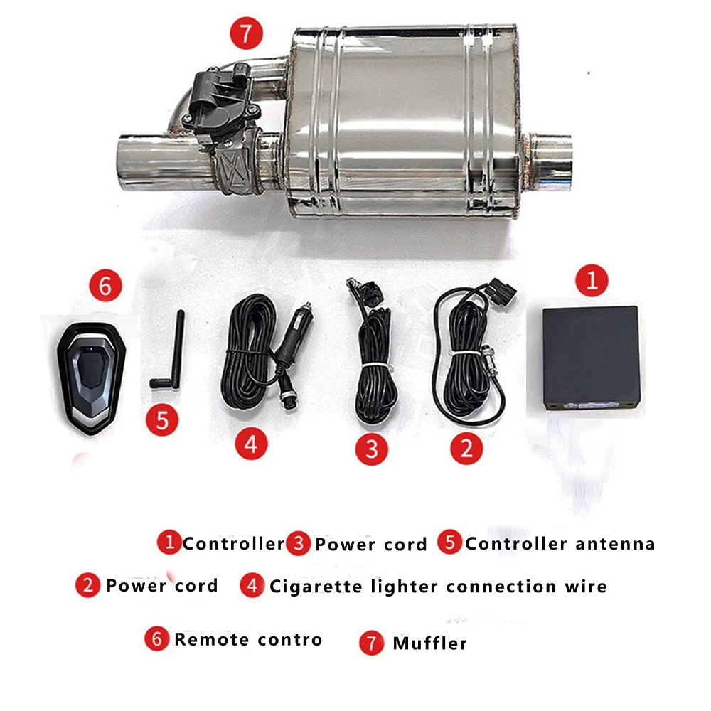 VD  For A4 A5 B8 B9 Four-wheel drive Catback Exhaust System  Upgrade RS4 RS5 Tips Muffler With Valve Performance Tuning - view 6