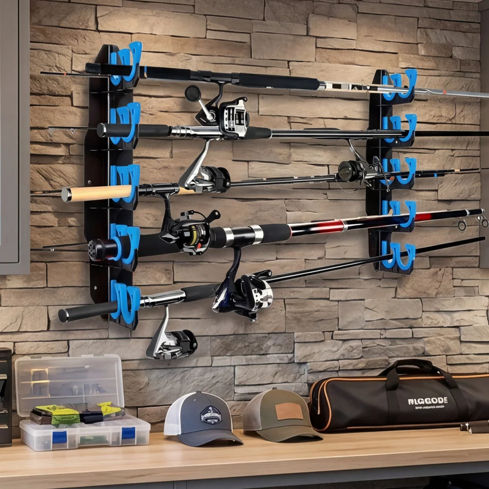 Rak Pemegang Joran Pancing unt - Fishing Rod Rack ulasan dan harga