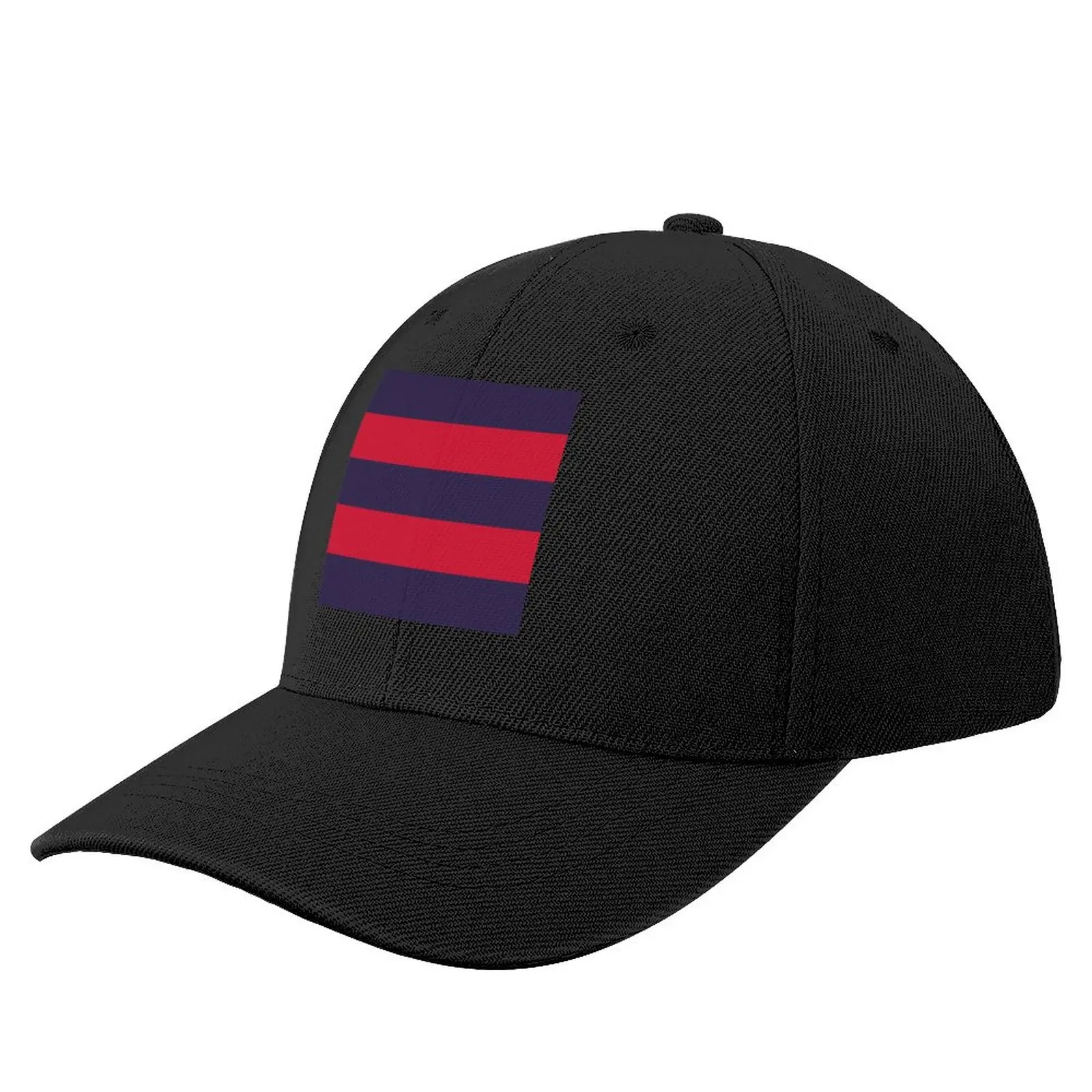 

Large NAVY BLUE and RED Horizontal STRIPES Baseball Cap Sunscreen Kids Hat birthday |-F-| Hat For Women Men's