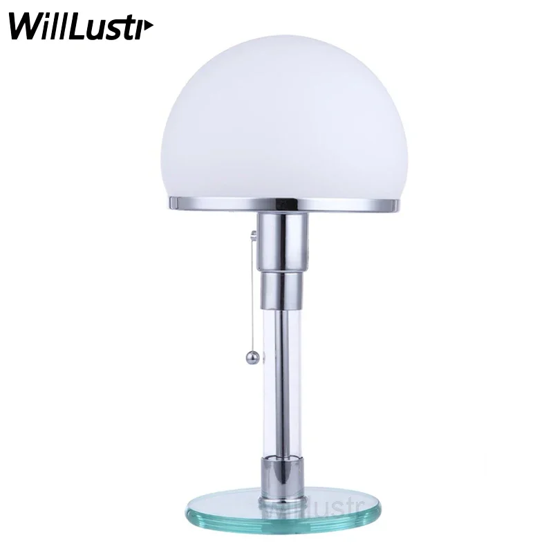 

WG24 Bauhaus table lamp Wilhelm Wagenfeld design modern Bauhaus desk Reading light glass classic lighting bedroom study