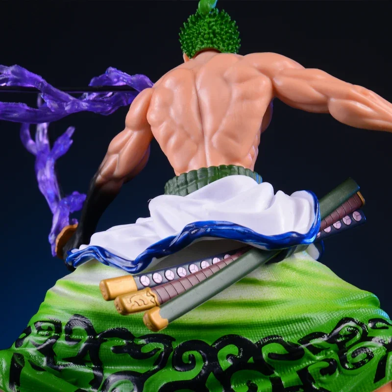 Nieuwe 20 cm Een Stuk Anime Figuur GK Roronoa Zoro Action Figure PVC Collectie Cartoon Model ornament Pop Gift Speelgoed verjaardagscadeau