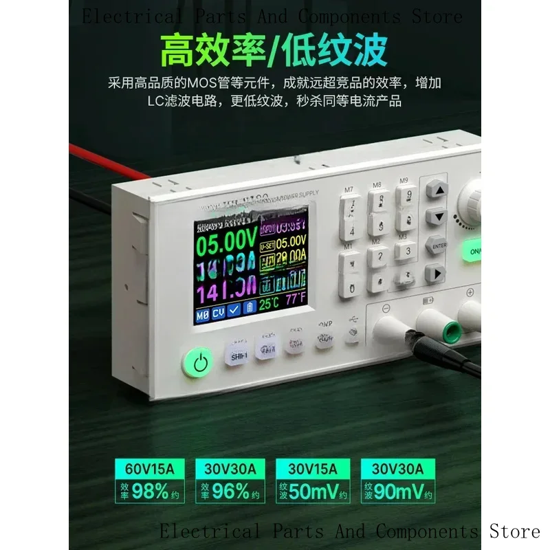 

RD6030/RD6030W Regulated Power Supply Digital Display 12V/36V/48V/60V Adjustable Battery5V
