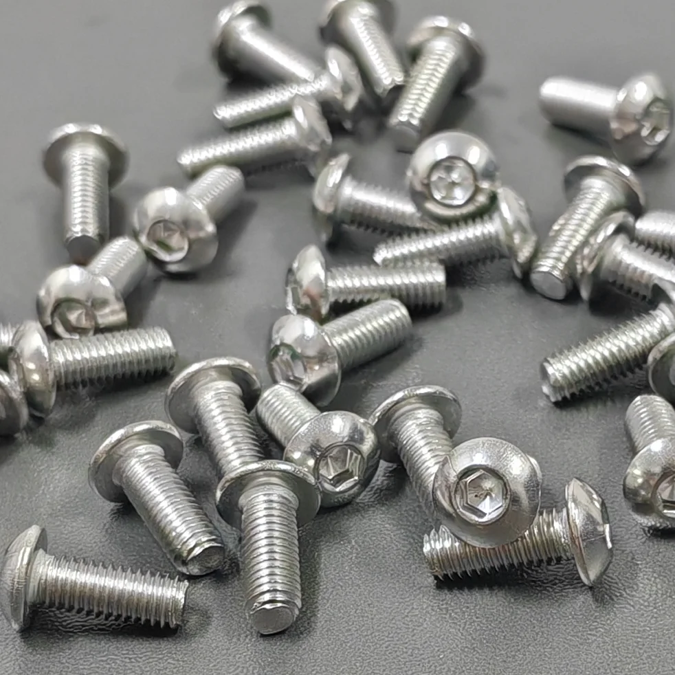 

ISO7380 SUS304 Stainless Steel Allen Hex Socket Button Head Screws UNC UNF 10# 1/4" 5/16" 3/8" Inch Mechanical Fasteners