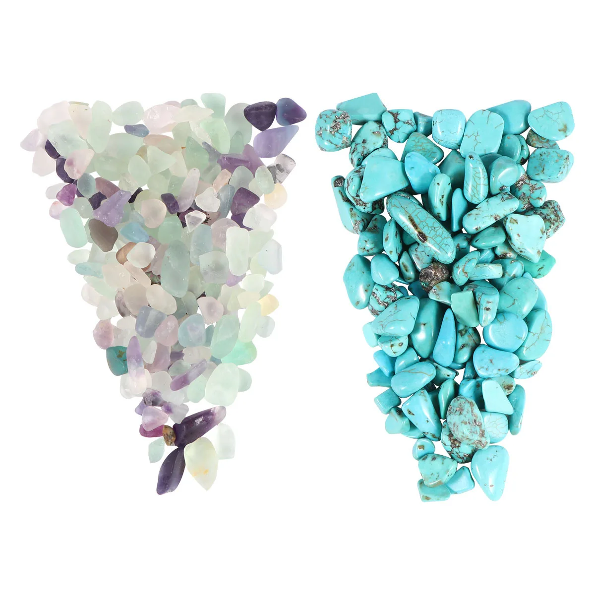 

Natural Crystal Stones 2 Pack Colorful Pebbles For Fish Tank Aquarium Vase Flowerpot Decorative Rubble Macadam Ornament