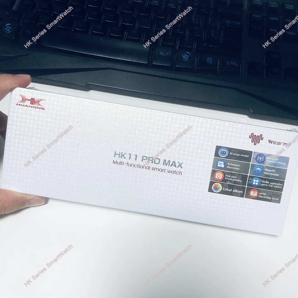 2025 HK11 PRO MAX SmartWatch السلسلة الأصلية 11 AI ROBOT AMOLED NFC البوصلة GPS 4GB ألبوم محلي شبكة الموسيقى الرجال امرأة ساعة
