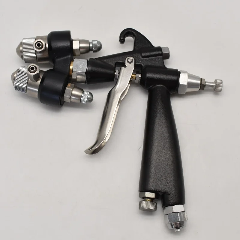 New black high-quality dual nozzle nano spray gun HVLP spray gun dual component nozzle air spray gun