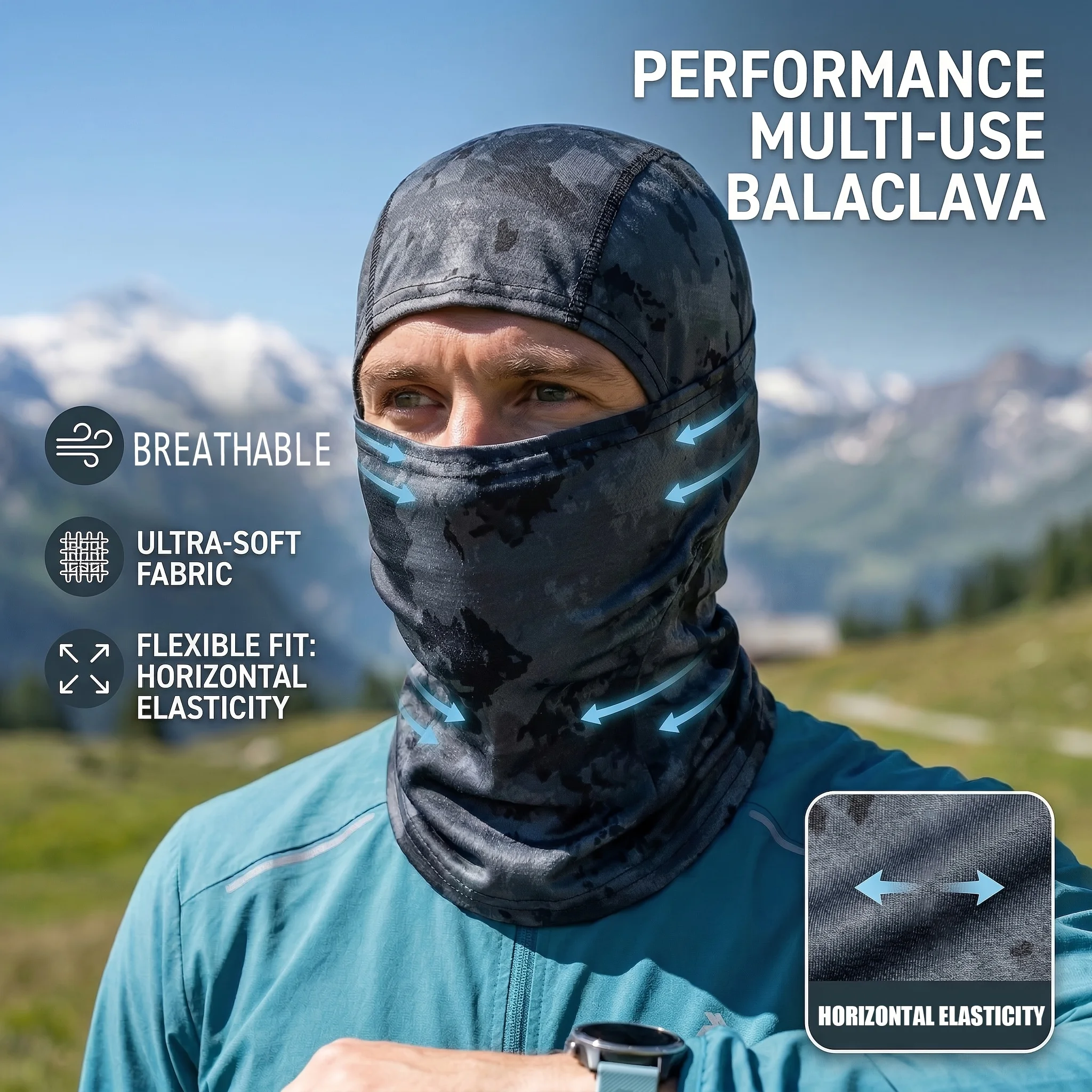 

Camouflage Balaclava Hat Cycling Full Face Mask Outdoor Sports Hunting Hiking Ski Mask motorcycle Helmet Inner Cap