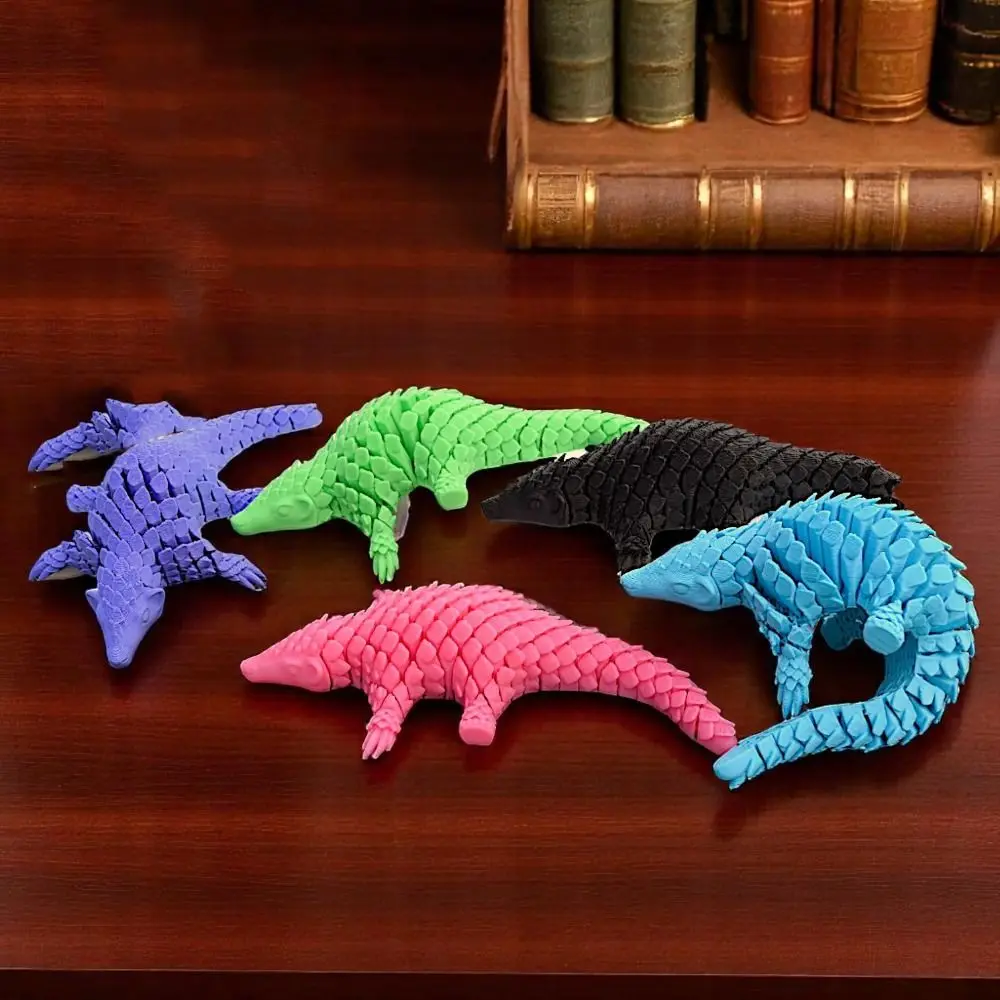 

Movable Joints 3D Printed Pangolin Realistic Cartoon 3D Printed Pangolin Model Handicraft Figurine 3D Printed Pangolin Toy