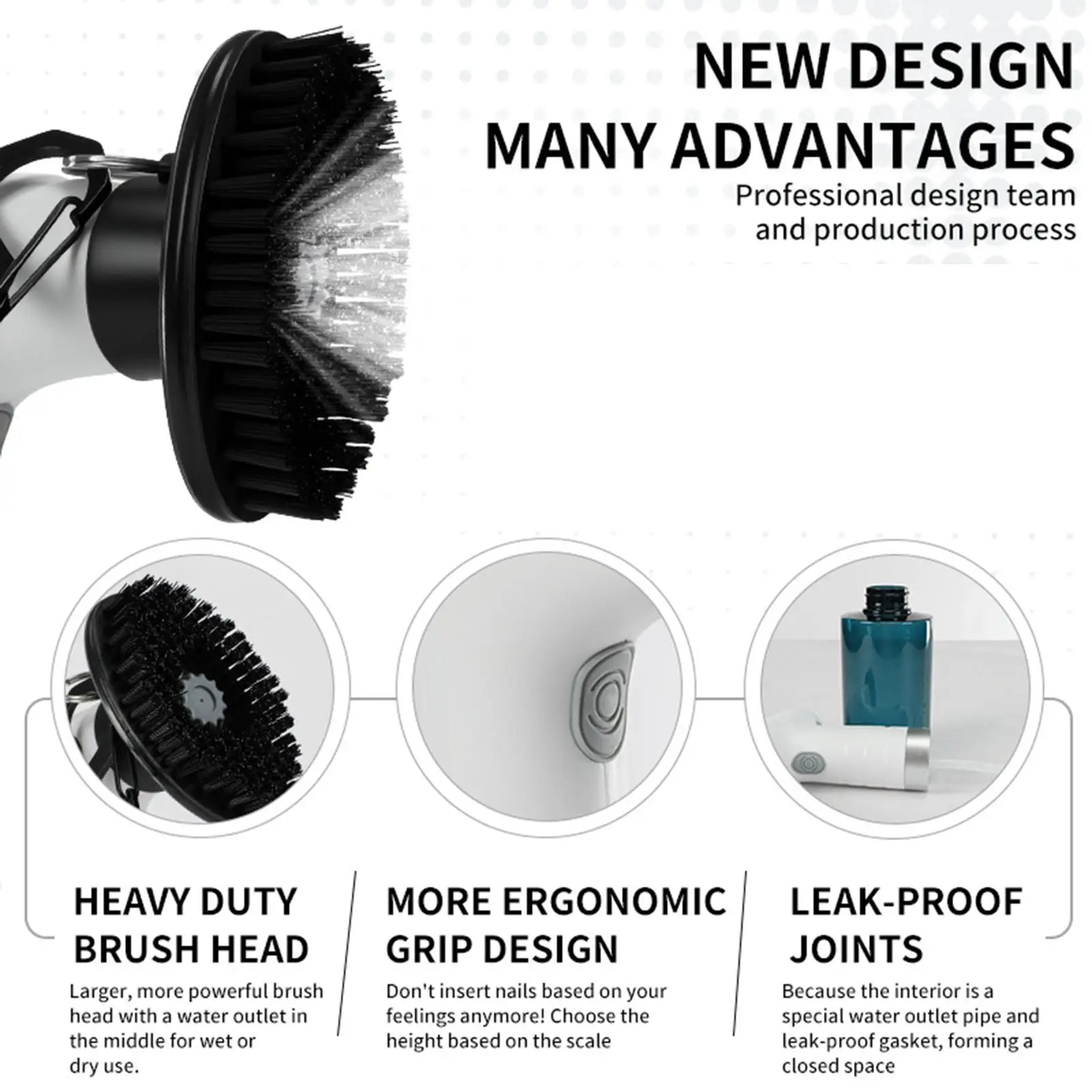 

Golf Club Brush Cleaner, Effortless Cleaning, 300ml Capacity, Professional Leakproof Rechargeable Golfer Gift with Hook Portable