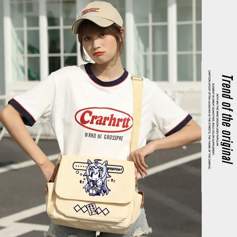 Pretty Derby Anime Merchandise One Shoulder Crossbody School Bag Game Kita Kuro Anime