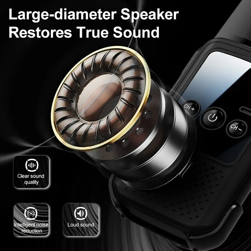 

Two-way Handheld Mini Radios Noise-Canceling Wireless Long-Range Transmission Walkie-Talkie 4 Colors Optional for Children Gifts