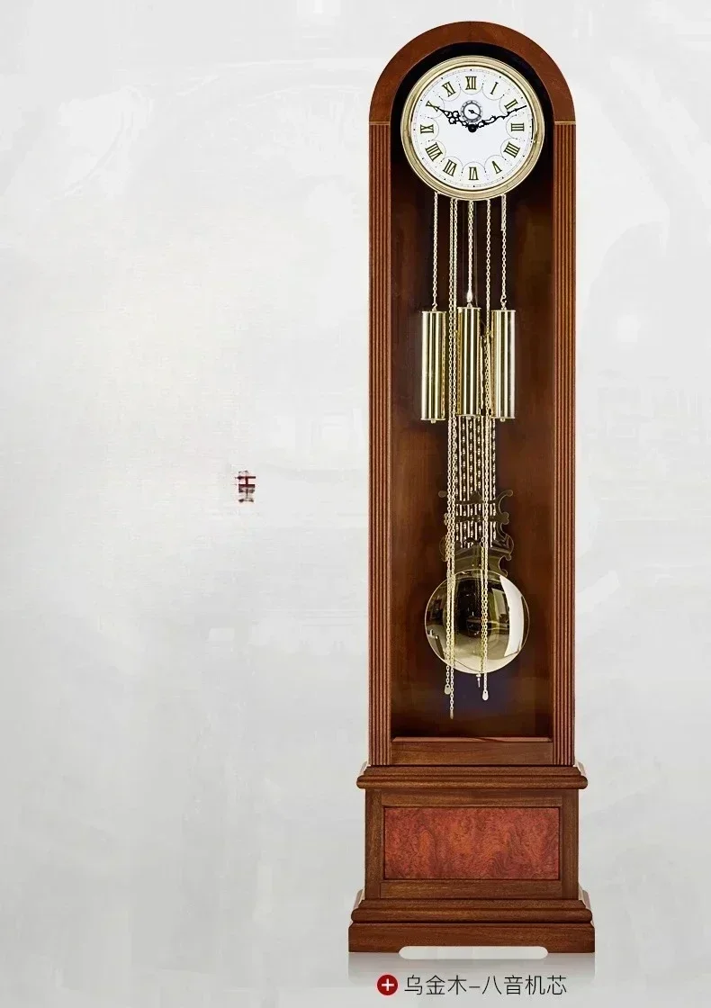 European Style Grandfather Clock Simple Mechanical Floor