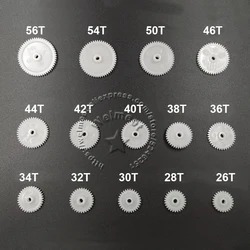 10x 18-56 Teeth 0.5 Module 2.95mm Hole Single-layer Plastic Gear For Motor Reduction Reducer Gearbox DIY Toy Model Accessories