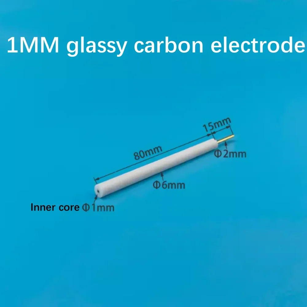 Glassy Carbon Electrode, Working Electrode, 3mm / 4mm / 5mm Glassy Carbon Electrode. Imported Glassy Carbon