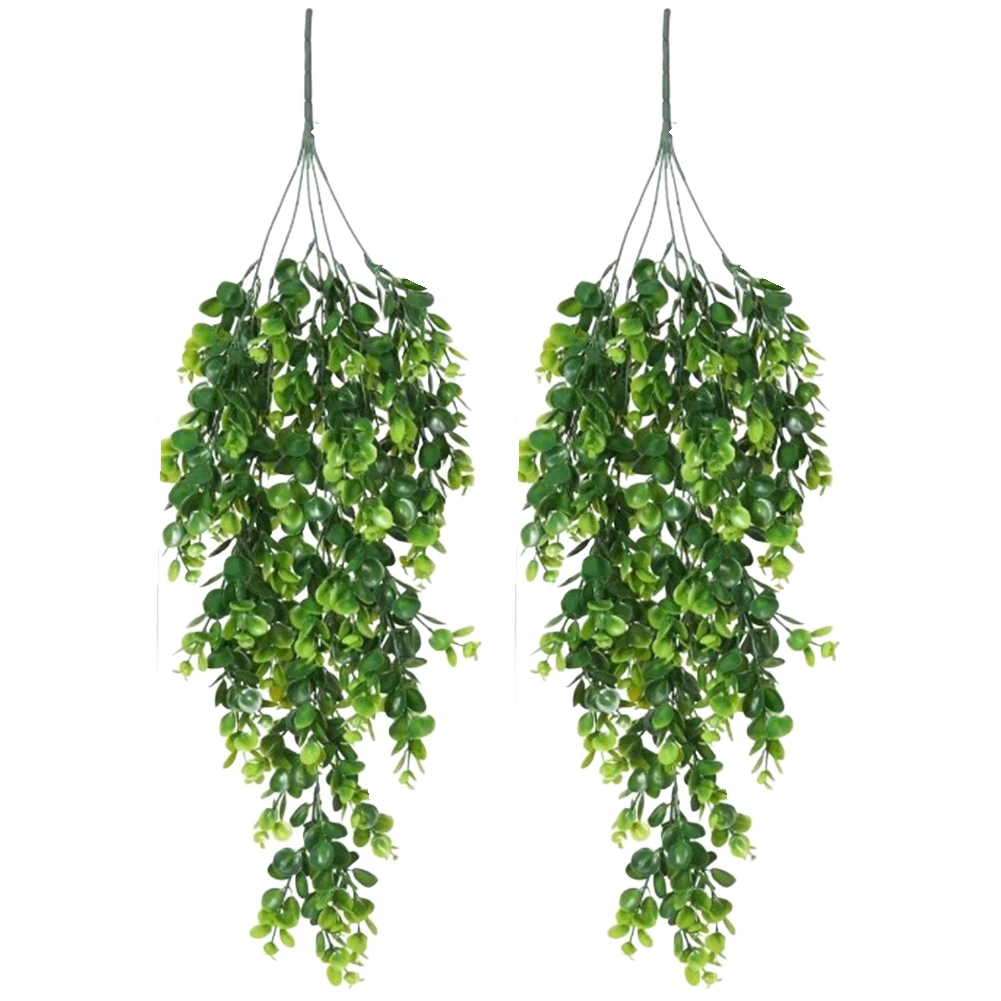 Artificial Plant Simulated Plants Green-White Home Decoration Weddings And Parties Decor Dramatic Display Foliage
