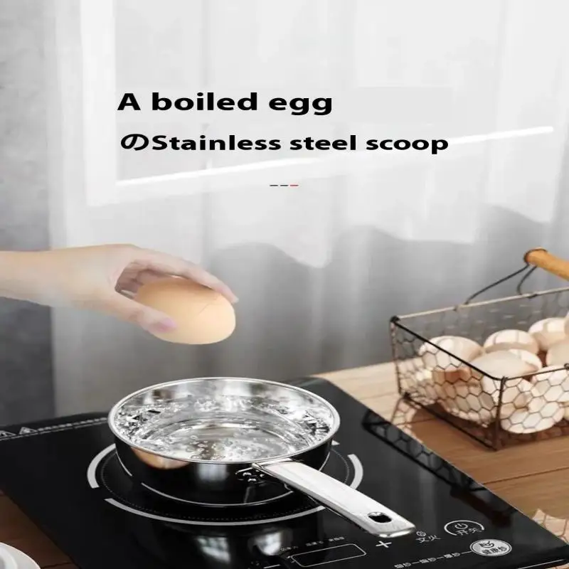 مجارف مياه من الفولاذ المقاوم للصدأ، مغرفة حساء معلقة متعددة الأغراض، مقبض خشبي، ملعقة مياه ذات سعة كبيرة، طبخ المطبخ