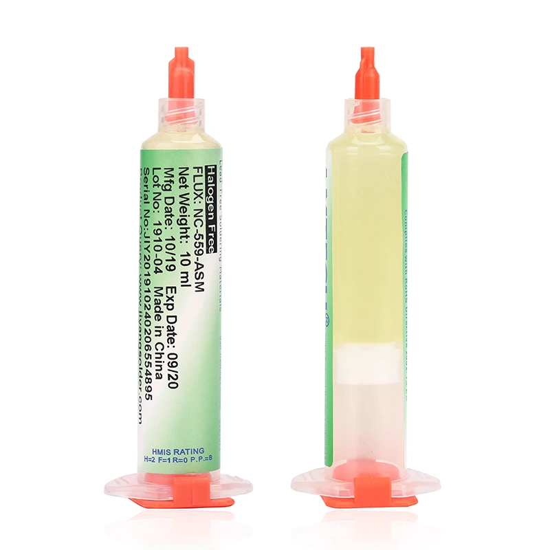 Paste Solder paste Amtech NC-559-ASM 10CC 100% Clean BGA PCB IC Reballing Soldering Paste Grease Solder Flux Dispensing needle