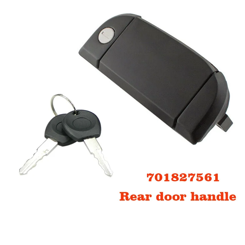 Tailgate Handle with Key Lock – Compatible with Volkswagen Transporter T4 (Split Tailgate) 1990-2003 – 701827561, 701827561A