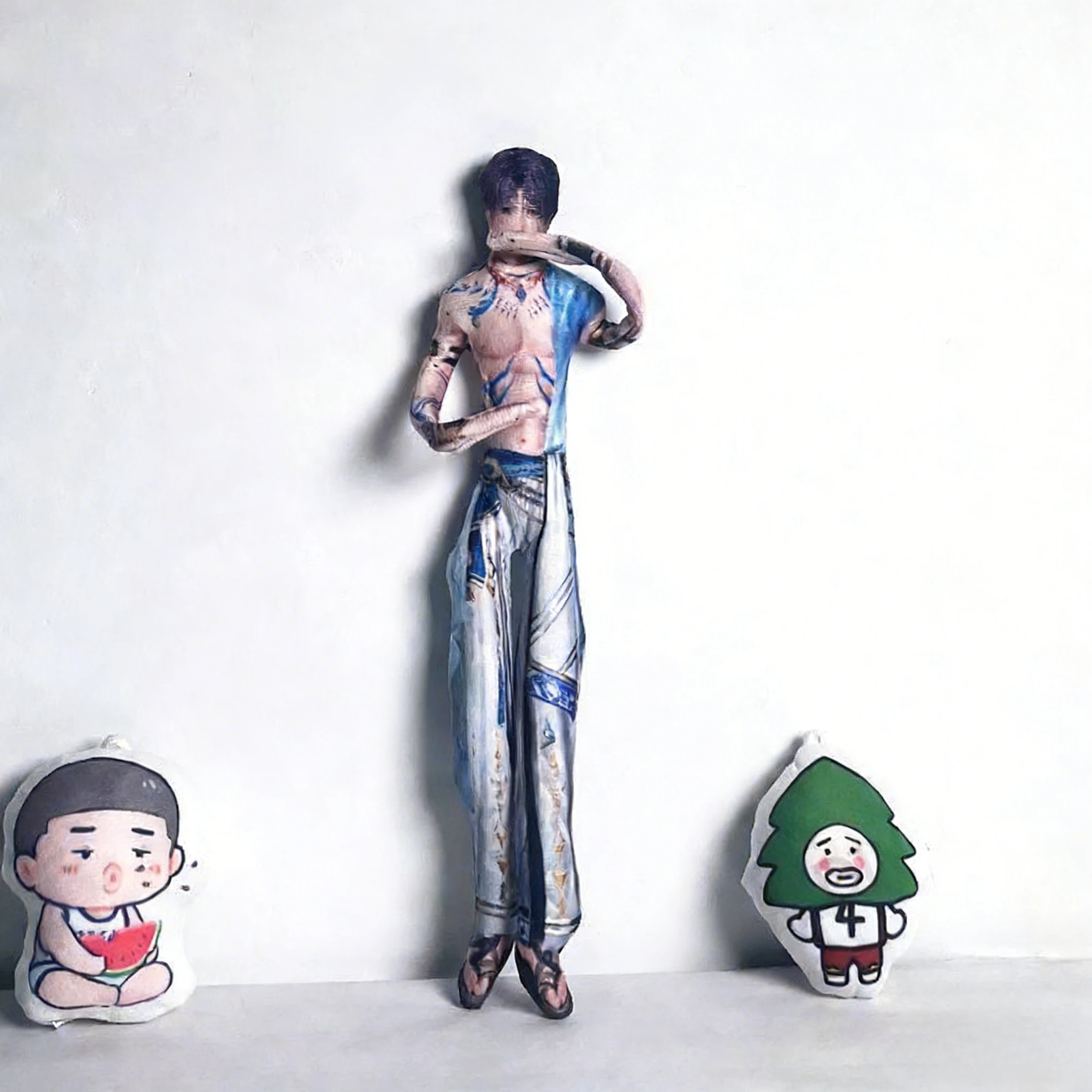 

Love and Deepspace Qi Yu Li Mozhi Abstract Plush Doll Handmade Poseable Wire Skeleton Anime Figure Room Decor