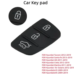 Car Remote Key Shell For Hyundai Creta I20 I40 For Tucson For Elantra IX35 IX45 For Solaris Rubber Pad Auto Key Pad Protector