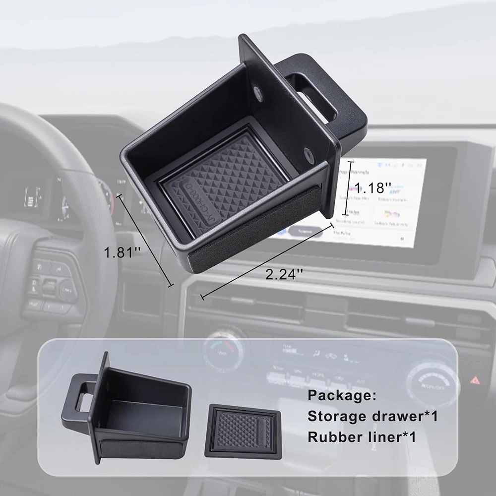 سيارة مركز وحدة التحكم والعتاد التحول صندوق تخزين حامل درج منظم اكسسوارات لتويوتا تاكوما 4 عداء 2024 2025 2026