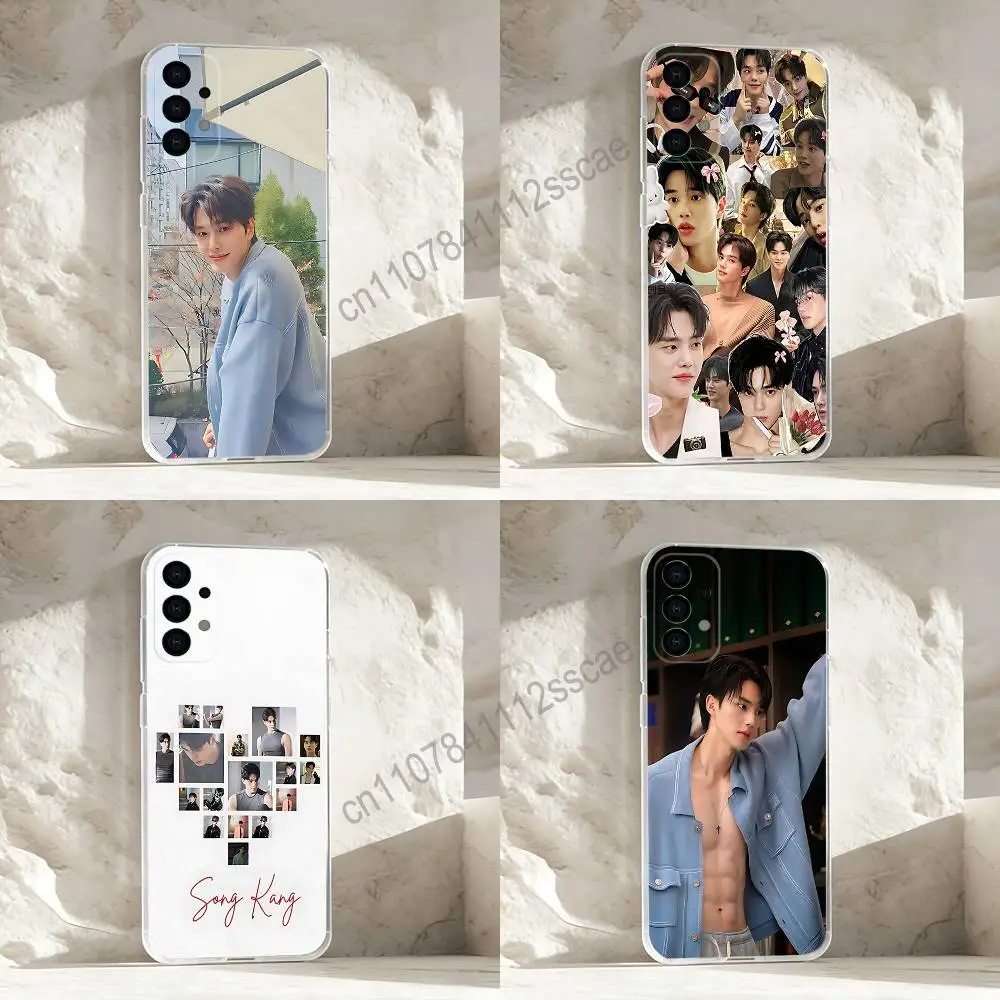 

S-Song Kang Actor Phone Case For Samsung S30,S25,S24,S23,S21,S22,S20,S10,5G,FE,lite,PIus,Ultra Transparent Cover