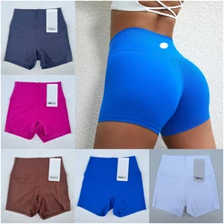 Allenamento sportivo palestra Con logo Ω Pantaloncini da yoga da 4,5 pollici collant corti da donna push up sportivo da donna che corrono leggings fitness 2024