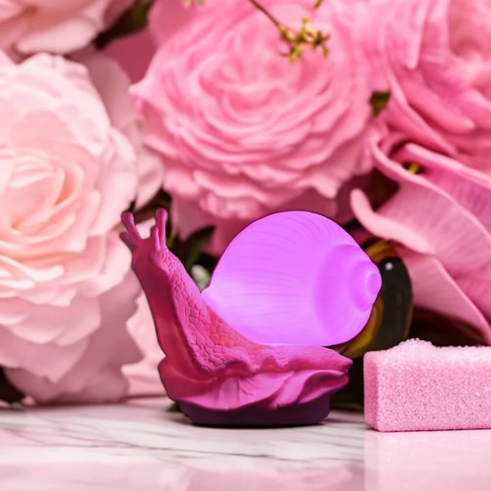 RGB Bionic Snail LED Night Light Touch 5V USB For Home Bedroom Child Gift Descorate Atmosphere Creative Table Lamps