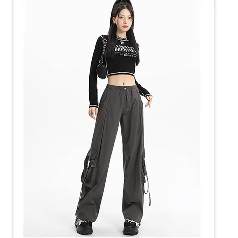 

Fashion runway explosive street fashion girls' trendy clothing dopamine workwear pants street dance sets performance costum