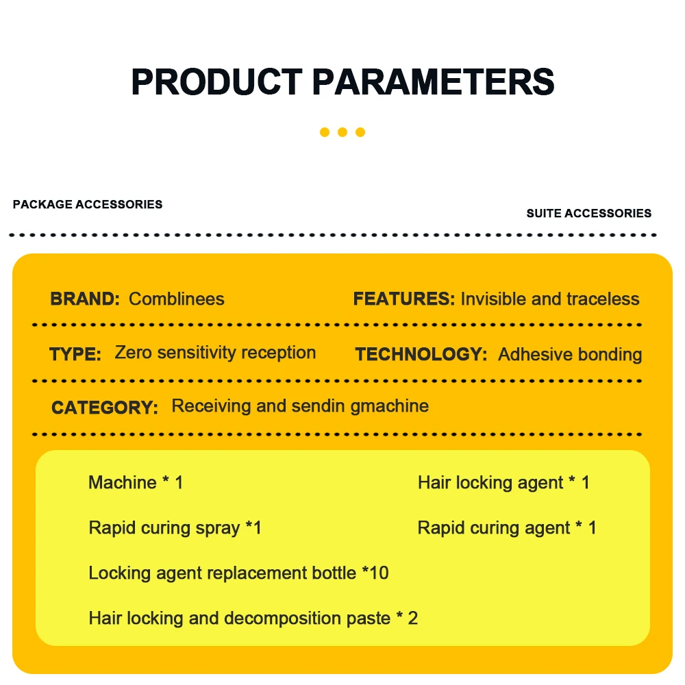 Neue Innovation kombiniert Haarverlängerungsmaschine, Eiskleber, schnell trocknendes Bonding-Set, professionelles Salon-Werkzeugset, kein UV-Licht erforderlich
