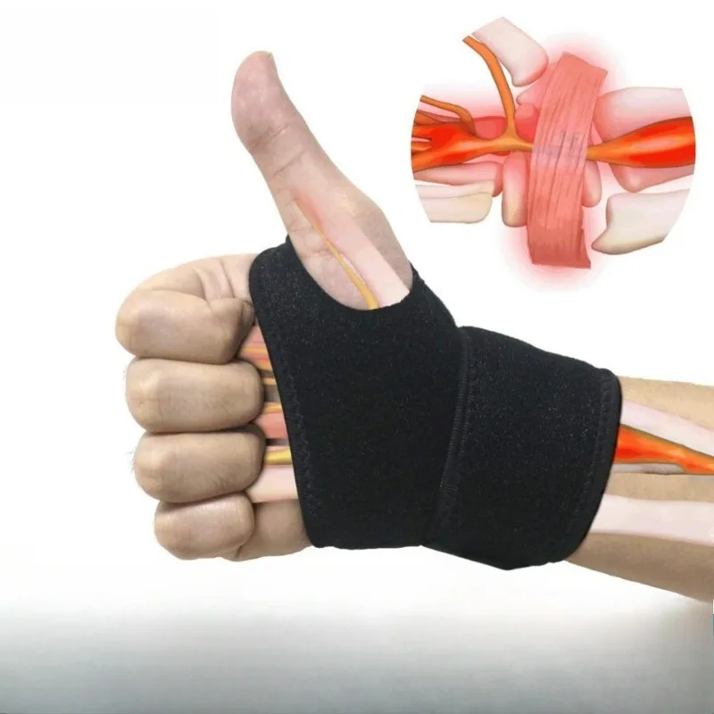 

1pc Wrist Support Brace Adjustable Wrist Strap for Sports Protecting Joint Pain Relief Prevent Sprains Wrist Care Accessories