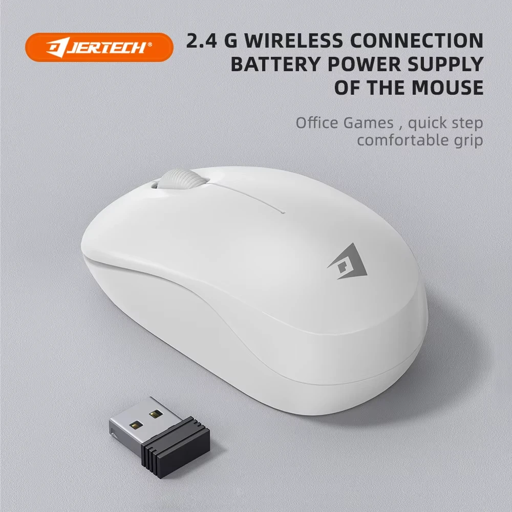 

JR5 2.4GHz Wireless Mouse Comfortable Grip Ergonomic Battery Charging Mouse Computer USB Wireless Mouse