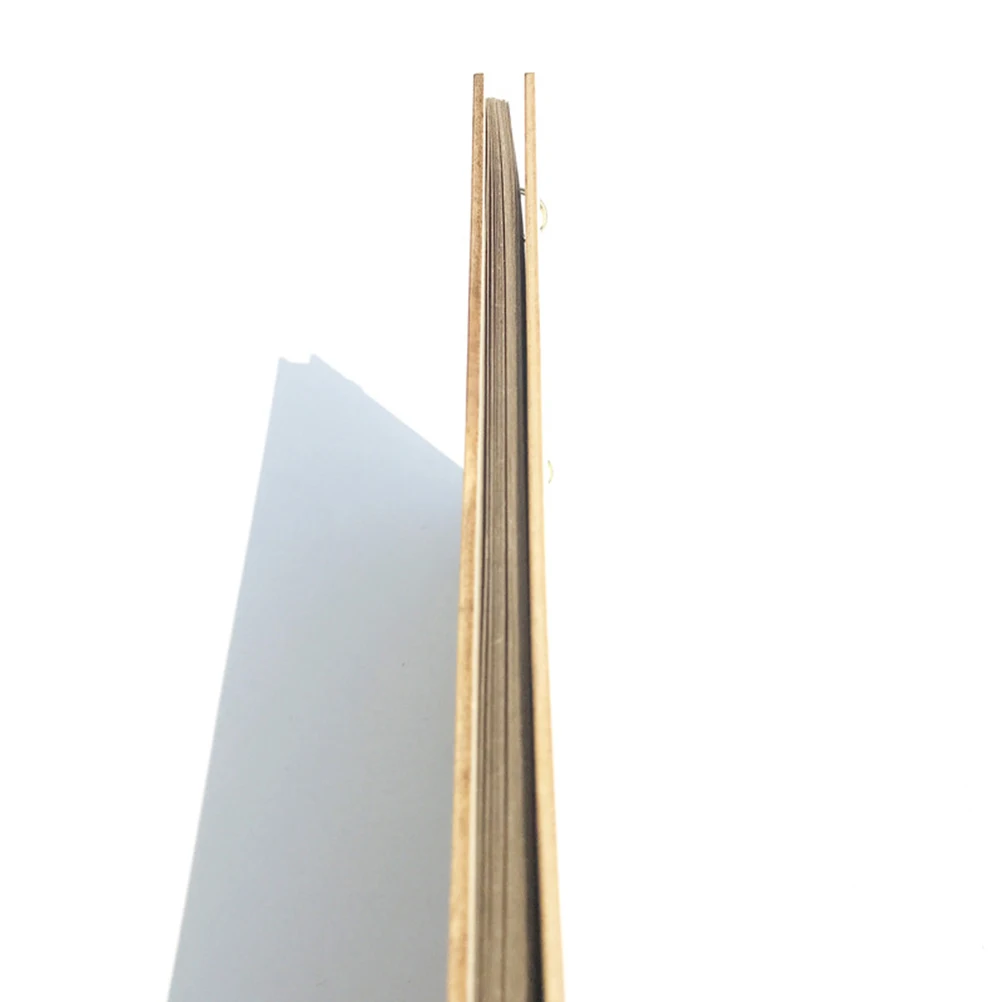 

1Pcs 40 Pages Wooden Guest Book Romantic Wedding Guest Book with Space for Notes from Guests Ideal Gift for Engagement