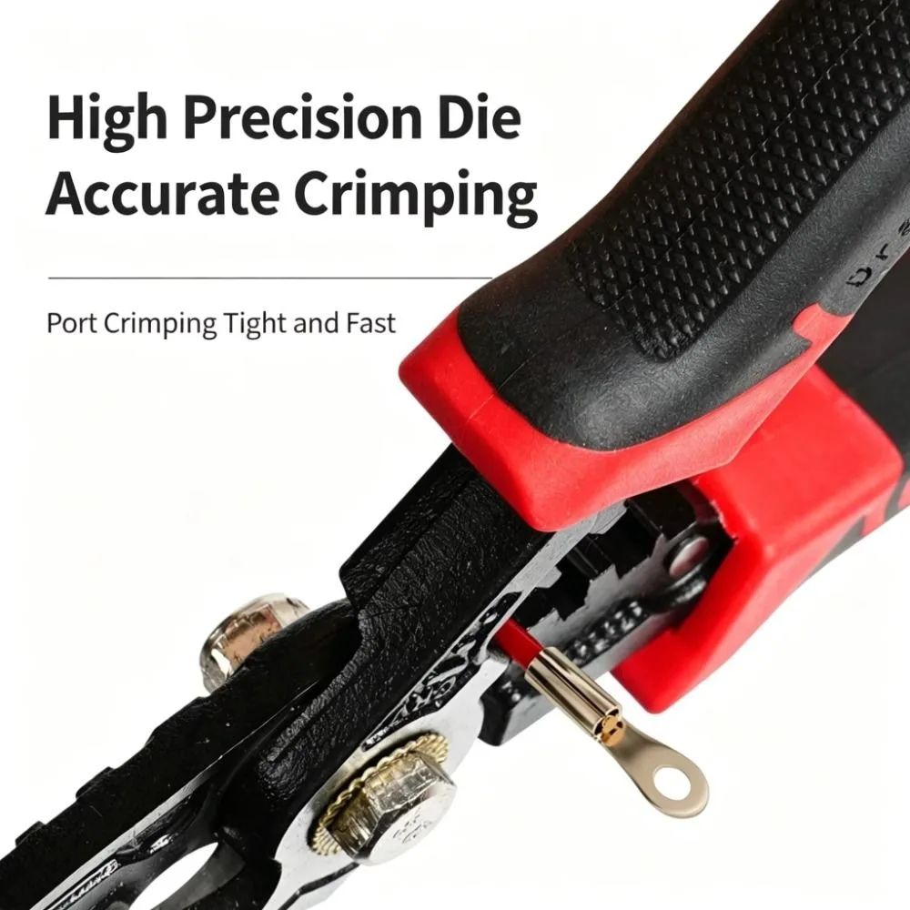 Multifunctional Wire Stripping Pliers Professional Grade Ergonomic Grip Metal Sheet Shear Anti Slip Handle Rustproof