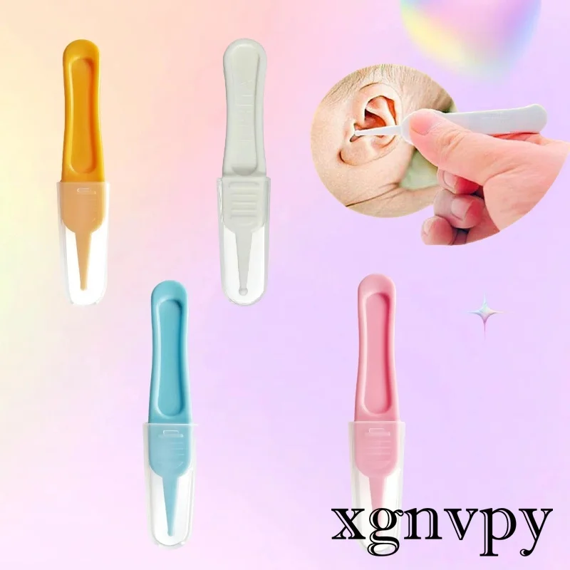 xgnvpy Baby Dig Booger Clip Infant Ear Nose Navel Clean Tool Kids Safety Tweezers Cleaning Forceps Toddler Nasal Cavity Care