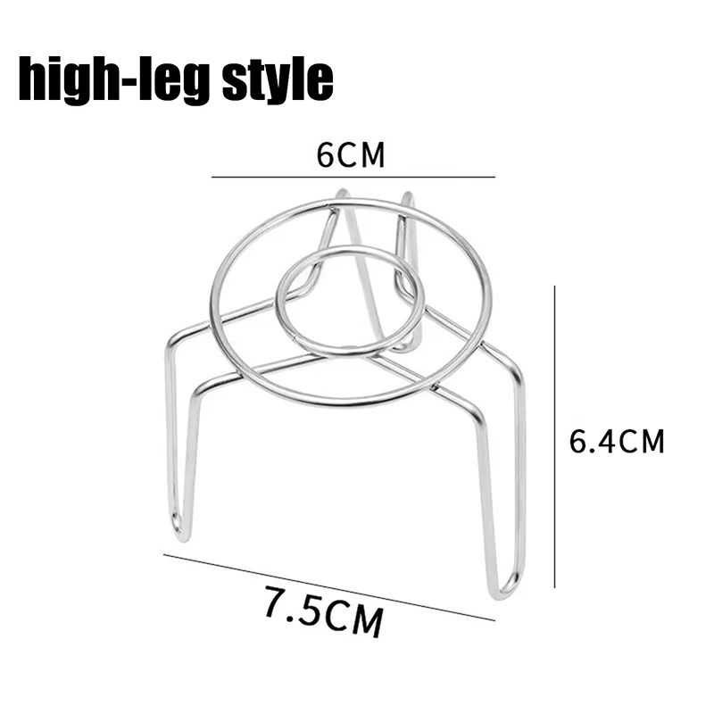 Compact Steaming Rack in Stainless Steel, Ultra Small, Height Adjustable, Suitable for Health Pot, Thermos Cup