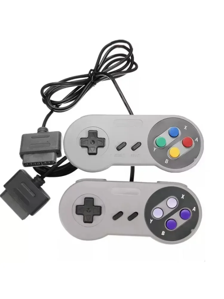 Manettes de remplacement pour Console de jeu vidéo SNES 16 bits, poignée de contrôleur, Joystick, accessoires de jeu