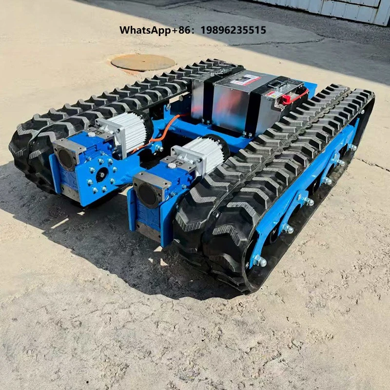 Customizable Crawler Chassis Rubber Track Platform High Load Capacity Suitable for Electric and Remote Control