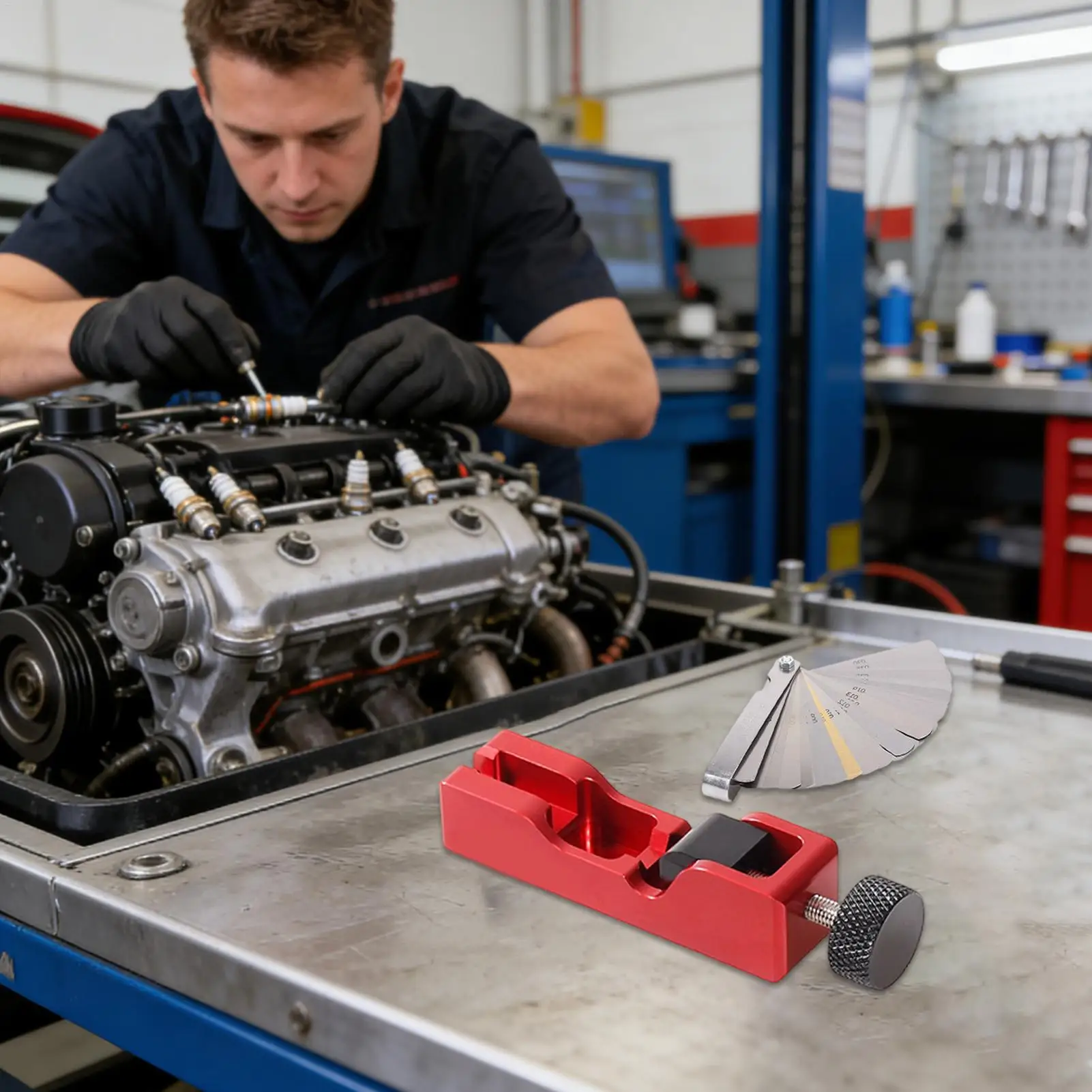 

Инструмент для регулировки зазора свечей зажигания, для ремонта двигателей, для автомобилей, мотоциклов, морской техники, седанов, внедорожников, газонокосилок, для дома и гаража