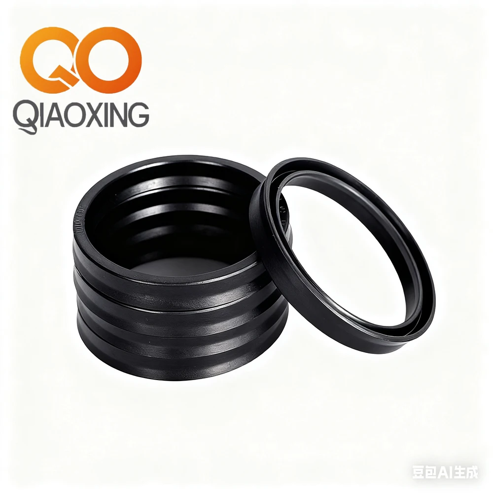 

10PCS IDU Piston Rod Seals | ID 10~50mm | -30°C~100°C High Pressure NBR Oil-Resistant Hydraulic Oil Seals for Cylinders